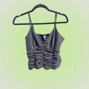Wild Fable Cropped Sparkle Tank